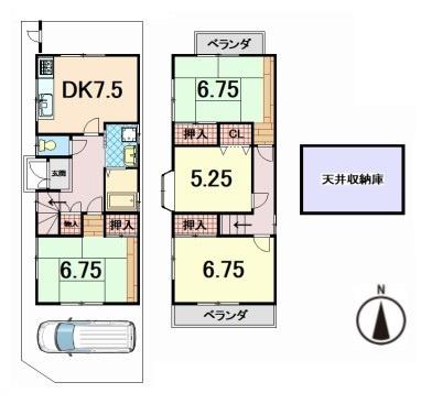 京都市左京区田中東高原町　中古戸建