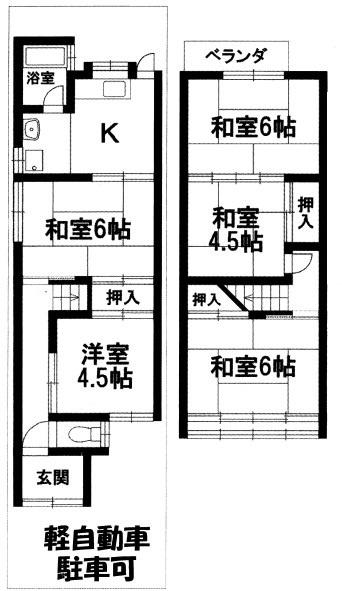 京都市山科区竹鼻堂ノ前町　中古戸建