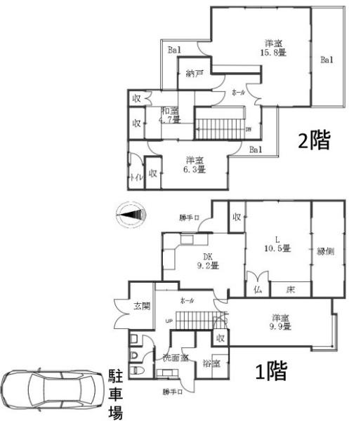京都市山科区御陵封ジ山町　中古戸建