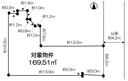 京都市上京区中橋詰町　建築条件無売土地
