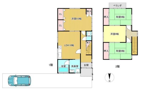 京都市山科区御陵別所町　中古戸建