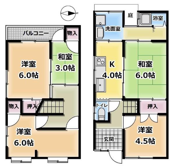 京都市山科区西野山射庭ノ上町　中古戸建