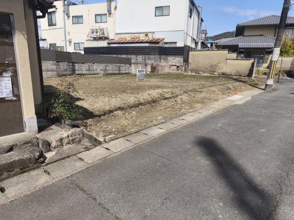 京都市山科区御陵原西町　建築条件無売土地