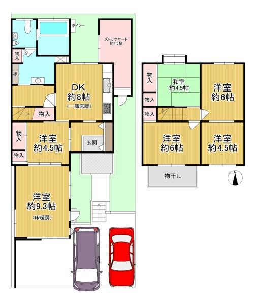 京都市左京区岩倉中在地町　中古テラスハウス