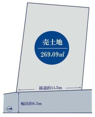 京都市北区紫野西蓮台野町　建築条件無売土地