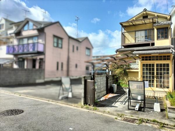 京都市北区紫竹北大門町　古家付売土地