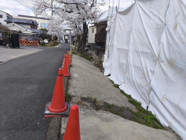 京都市山科区西野山中畑町の土地