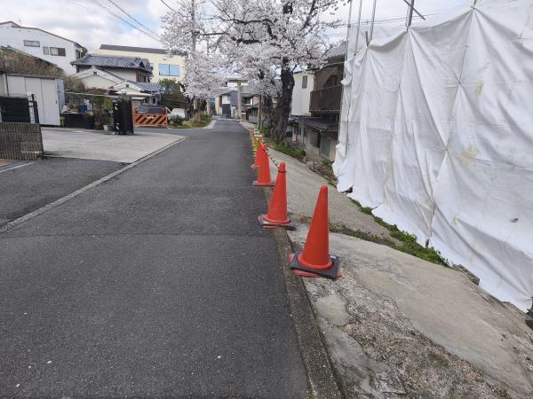 京都市山科区西野山中畑町の土地