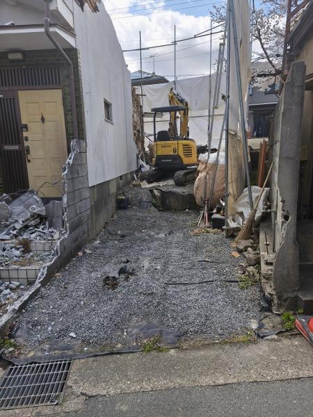 京都市山科区西野山中畑町の土地