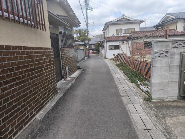 京都市山科区北花山中道町の土地
