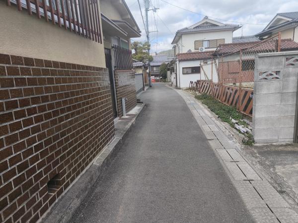 京都市山科区北花山中道町の土地