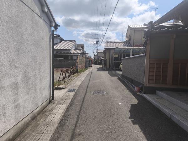 京都市山科区北花山中道町の土地