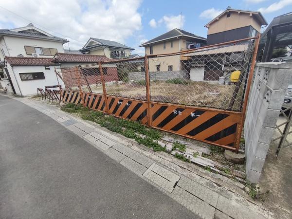 京都市山科区北花山中道町の土地