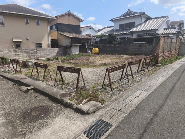 京都市山科区北花山中道町の土地