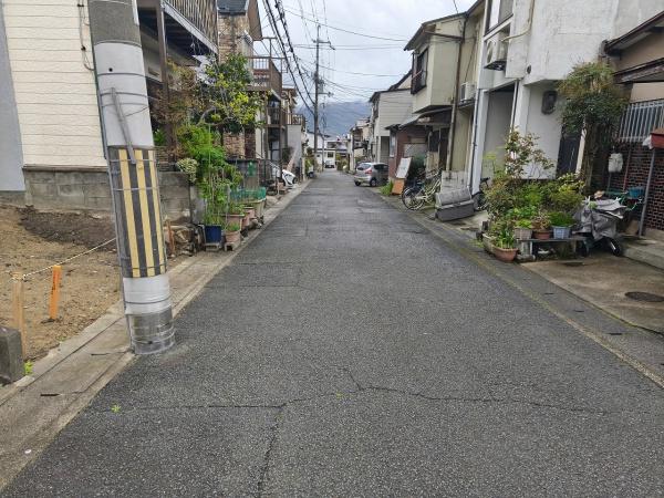 京都市山科区北花山中道町の土地