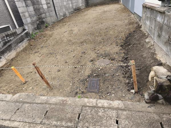 京都市山科区北花山中道町の土地