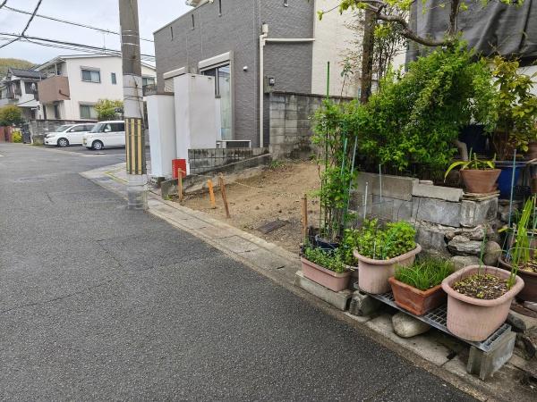 京都市山科区北花山中道町の土地