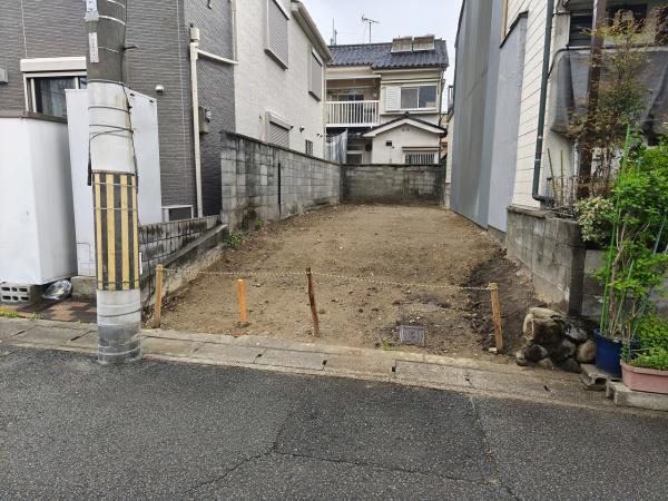 京都市山科区北花山中道町　建築条件無売土地