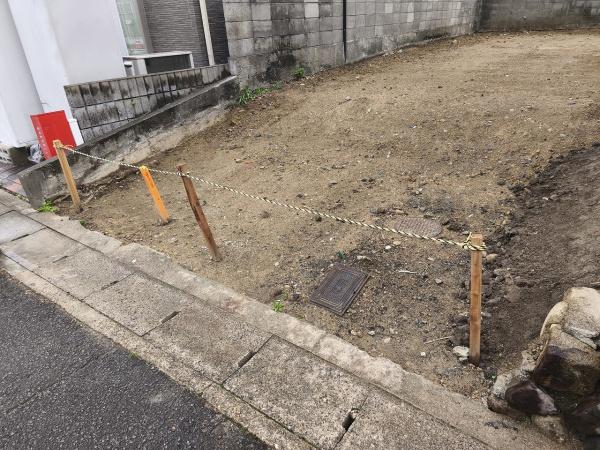 京都市山科区北花山中道町の土地