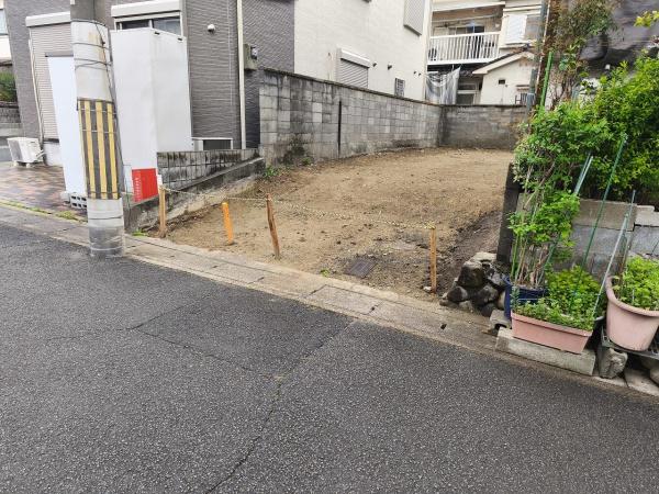京都市山科区北花山中道町の土地