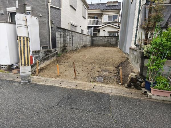 京都市山科区北花山中道町の土地