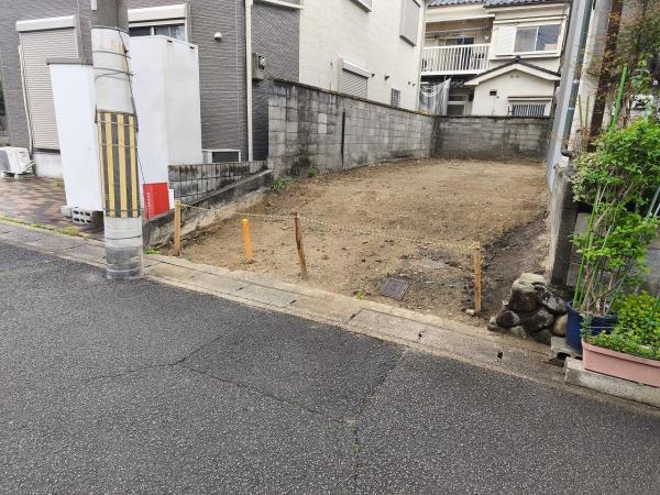 京都市山科区北花山中道町　建築条件無売土地