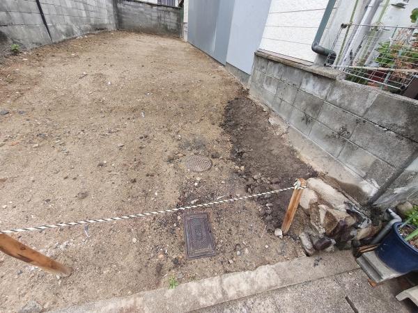 京都市山科区北花山中道町の土地
