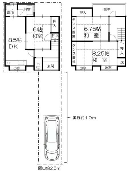 京都市上京区下長者町通七本松西入鳳瑞町の中古一戸建