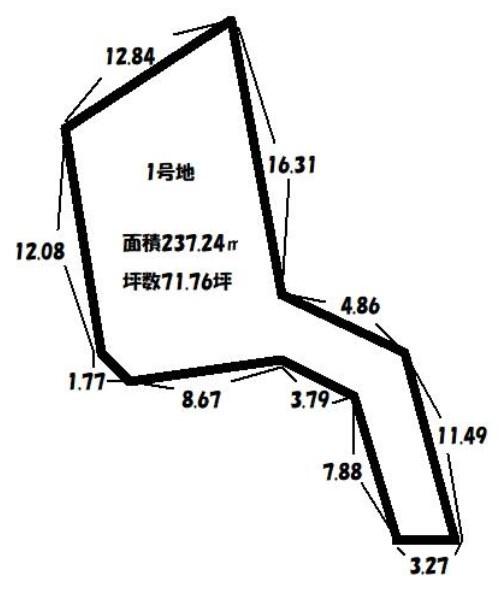 京都市北区大北山原谷乾町　建築条件無売土地
