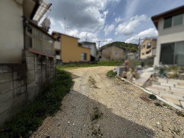 京都市北区大北山原谷乾町の土地(現地土地写真)