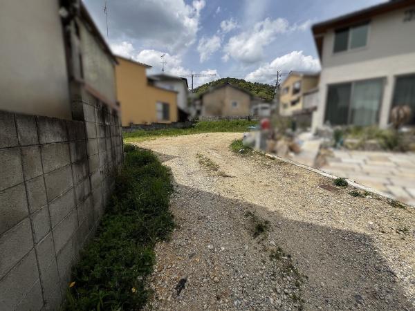 京都市北区大北山原谷乾町の土地(現地土地写真)