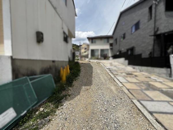 京都市北区大北山原谷乾町の土地(現地土地写真)