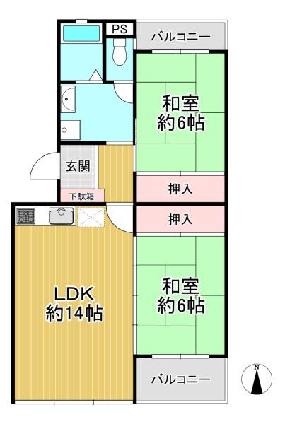 嵐山ロイアルハイツ第6号棟
