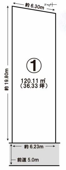 京都市右京区嵯峨天龍寺油掛町　1号地　建築条件無売土地