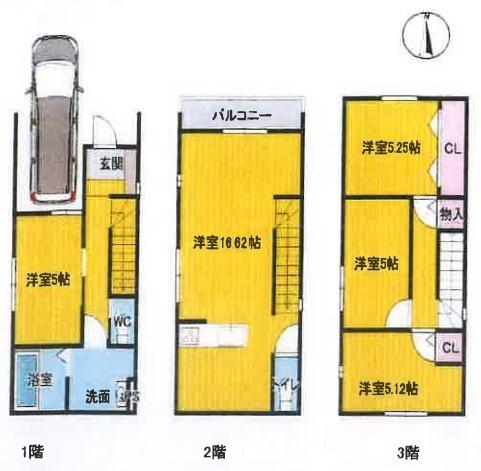 京都市山科区西野大鳥井町　新築戸建