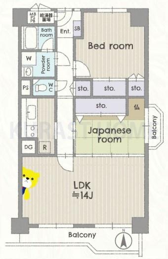 桂川ハイツ1号館