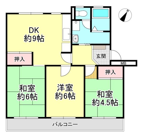 醍醐上ノ山団地A3棟