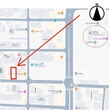 京都市北区平野上八丁柳町　建築条件無売土地