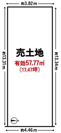 京都市中京区西ノ京伯楽町の土地
