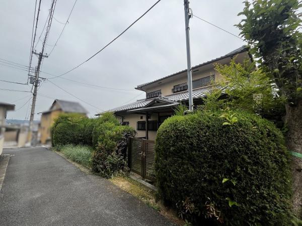 京都市右京区龍安寺玉津芝町の土地(前面道路含む現地写真)