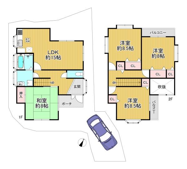 京都市北区衣笠鏡石町の中古一戸建て