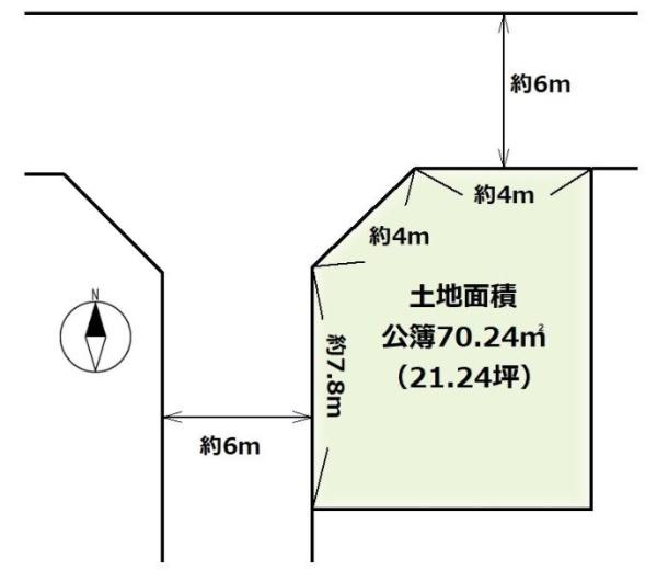 京都市山科区勧修寺東堂田町　古家付売土地