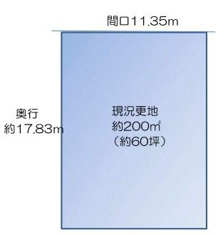 京都市山科区川田南畑町　建築条件無売土地