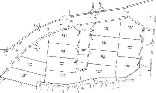 京都市山科区北花山市田町　3号地　建築条件無売土地