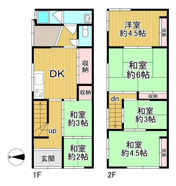 京都市南区八条内田町の中古一戸建て