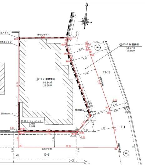 京都市右京区花園岡ノ本町　古家付売土地