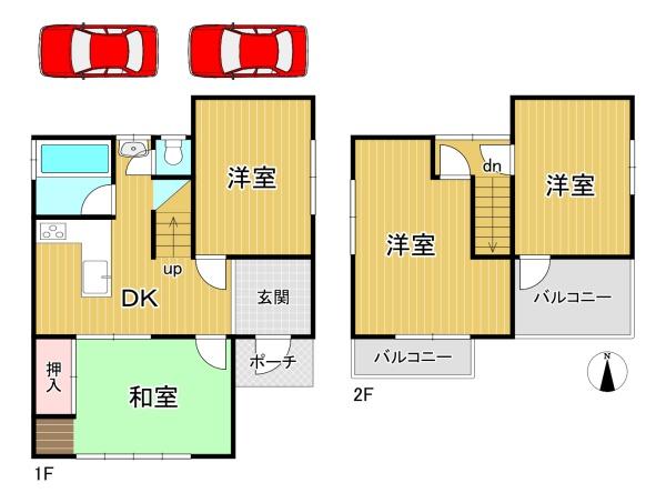 京都市山科区四ノ宮小金塚の中古一戸建て