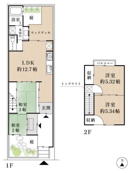 京都市上京区一条通七本松西入東町の中古一戸建て