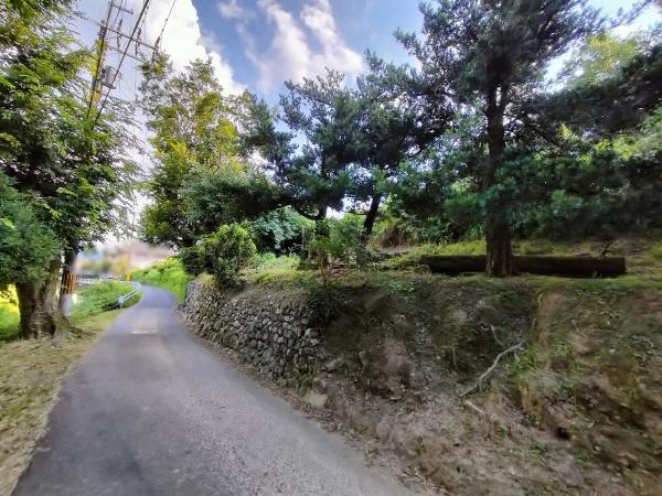 京都市左京区岩倉上蔵町の土地(前面道路含む現地写真)