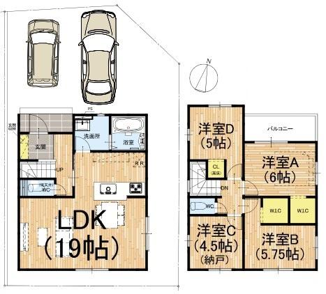 京都市北区上賀茂北ノ原町　9号地　新築戸建